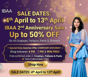 Celebrate IBAA 2nd Anniversary Flash Sale: Up to 50% Off Crop Tops & Palazzos