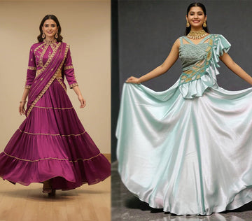 Fusion Meets Tradition: Contemporary Lehenga Designs from IBAA Creations