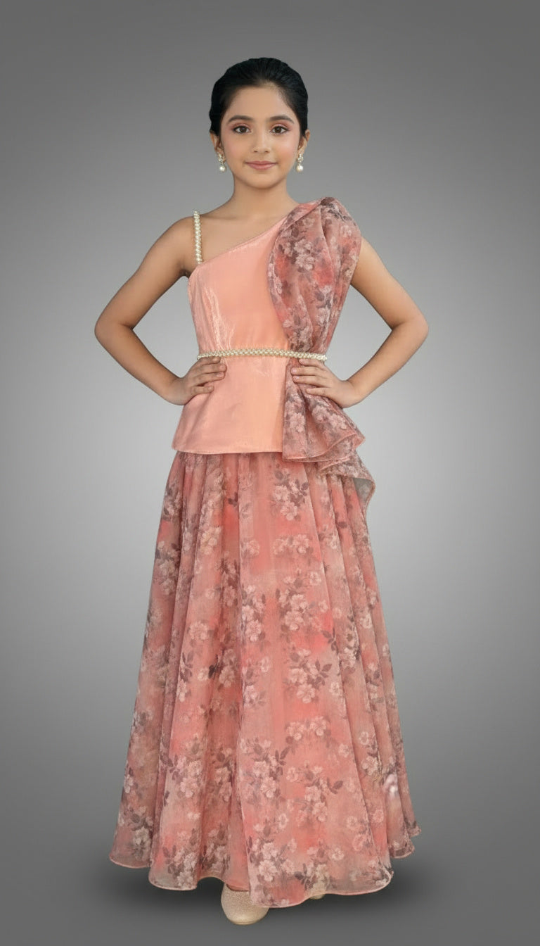 Floralika - Printed Floral longfrock