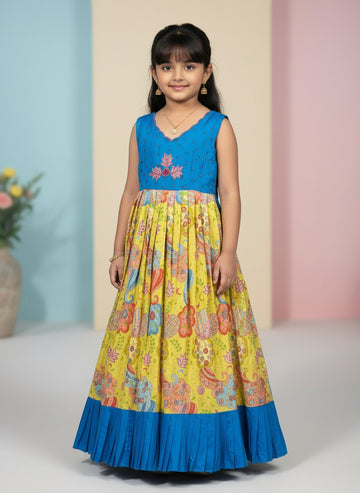 Sunshine Symphony - Festive Longfrock for Girls