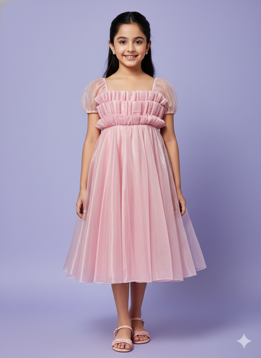 Swapnali - ruffled gown for girls