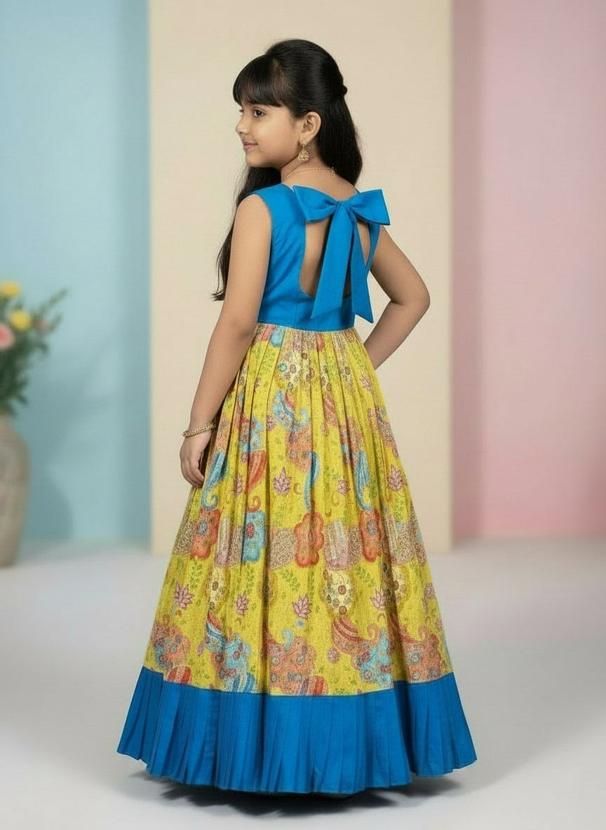 Sunshine Symphony - Festive Longfrock for Girls