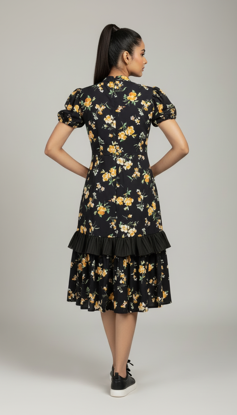 Casual Charm - Midi Dress