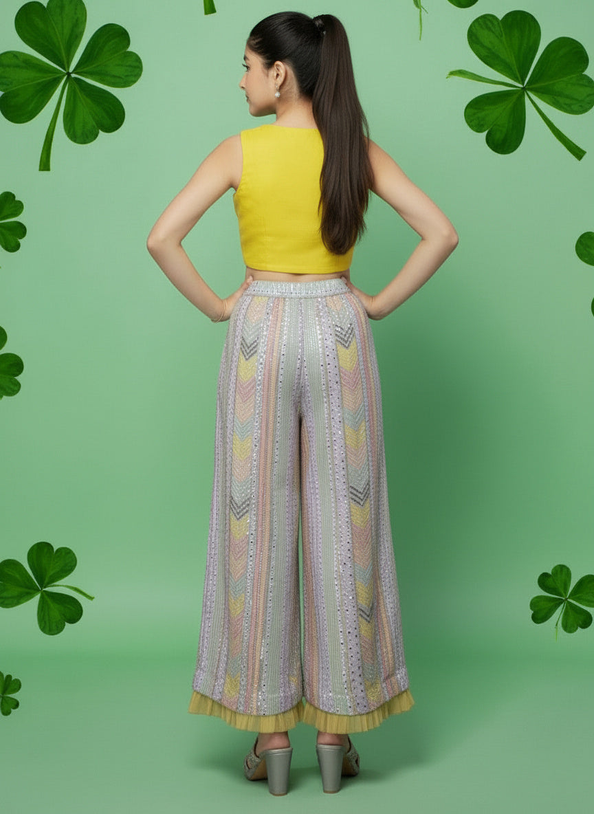 Bloomika - Festive Pallazo set