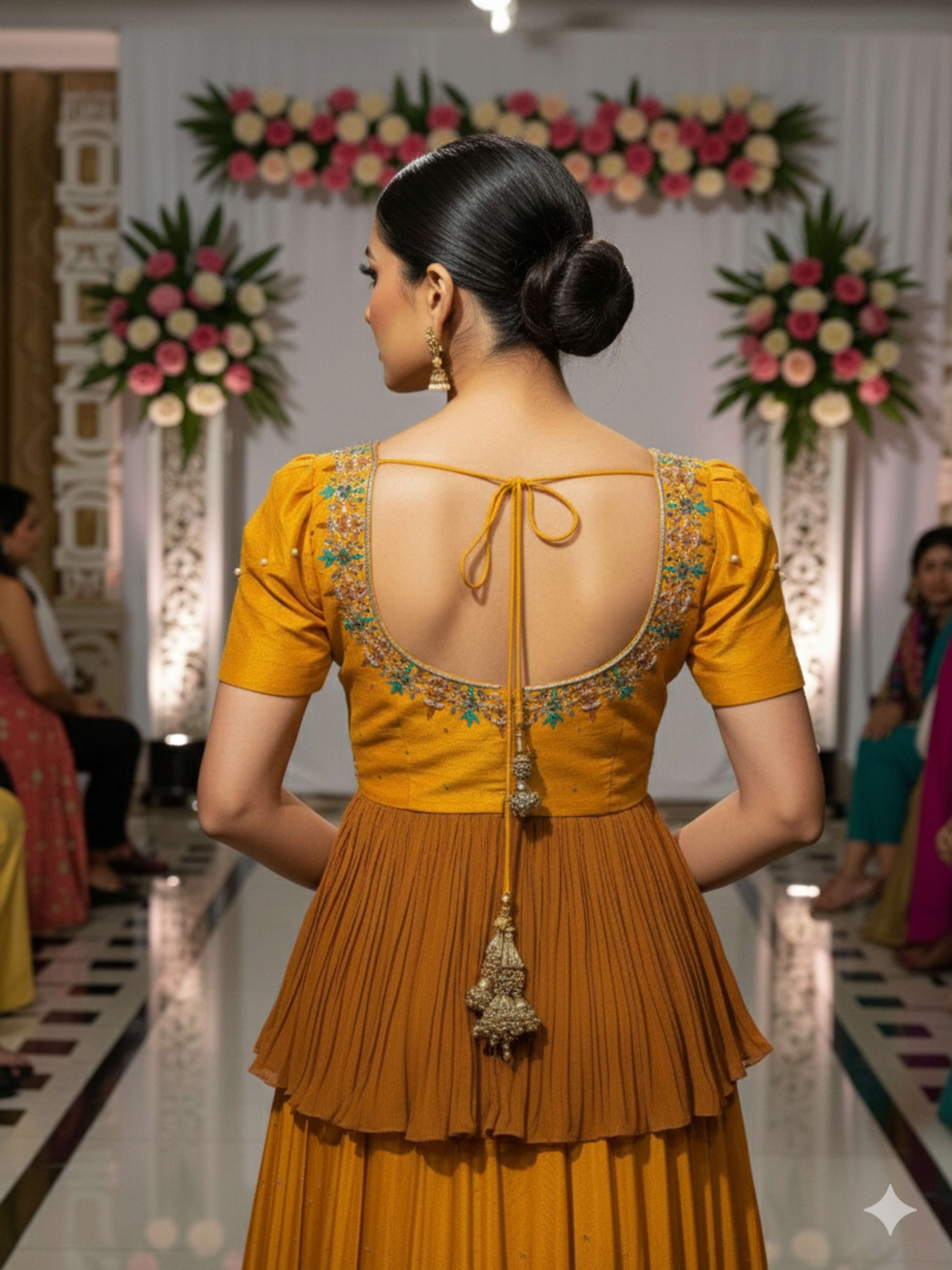 Aamri-Designer Yellow Festive Outfit