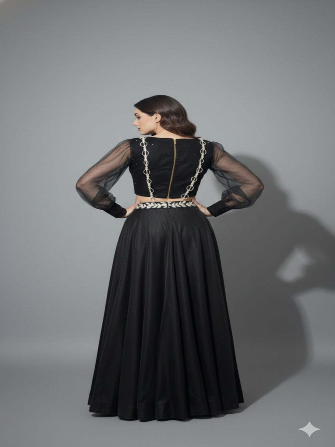 Midnight Eclipse-Black Co-ord Set