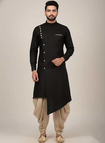 Sultan Veer-Kurta Dhoti Set for Men | Premium Eid Outfit