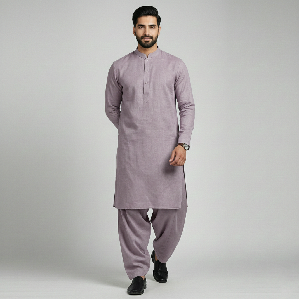 Sultan Aag-Pathani Suit for Men | Premium Eid Outfit