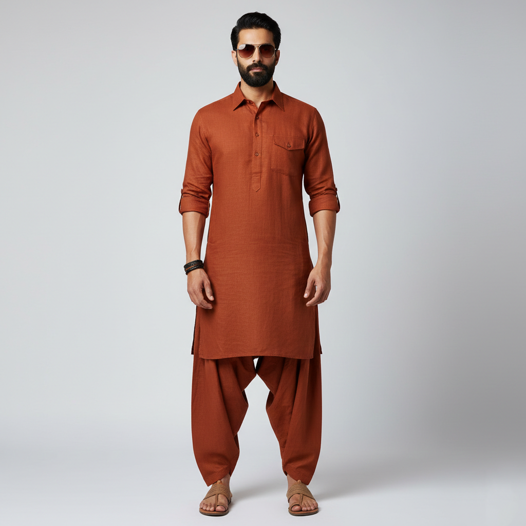 Sultan Sher-Pathani Dhoti Set for Men | Eid Special Outfit