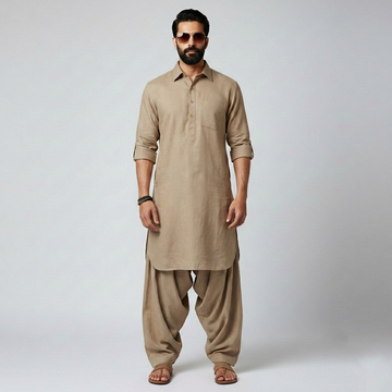 Sultan Sher-Pathani Dhoti Set for Men | Eid Special Outfit