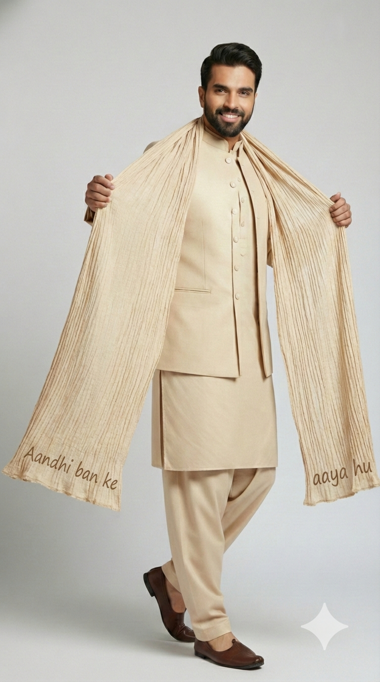 Sultan Fateh-Pathani suit for Men | Premium Eid & Festive Wear