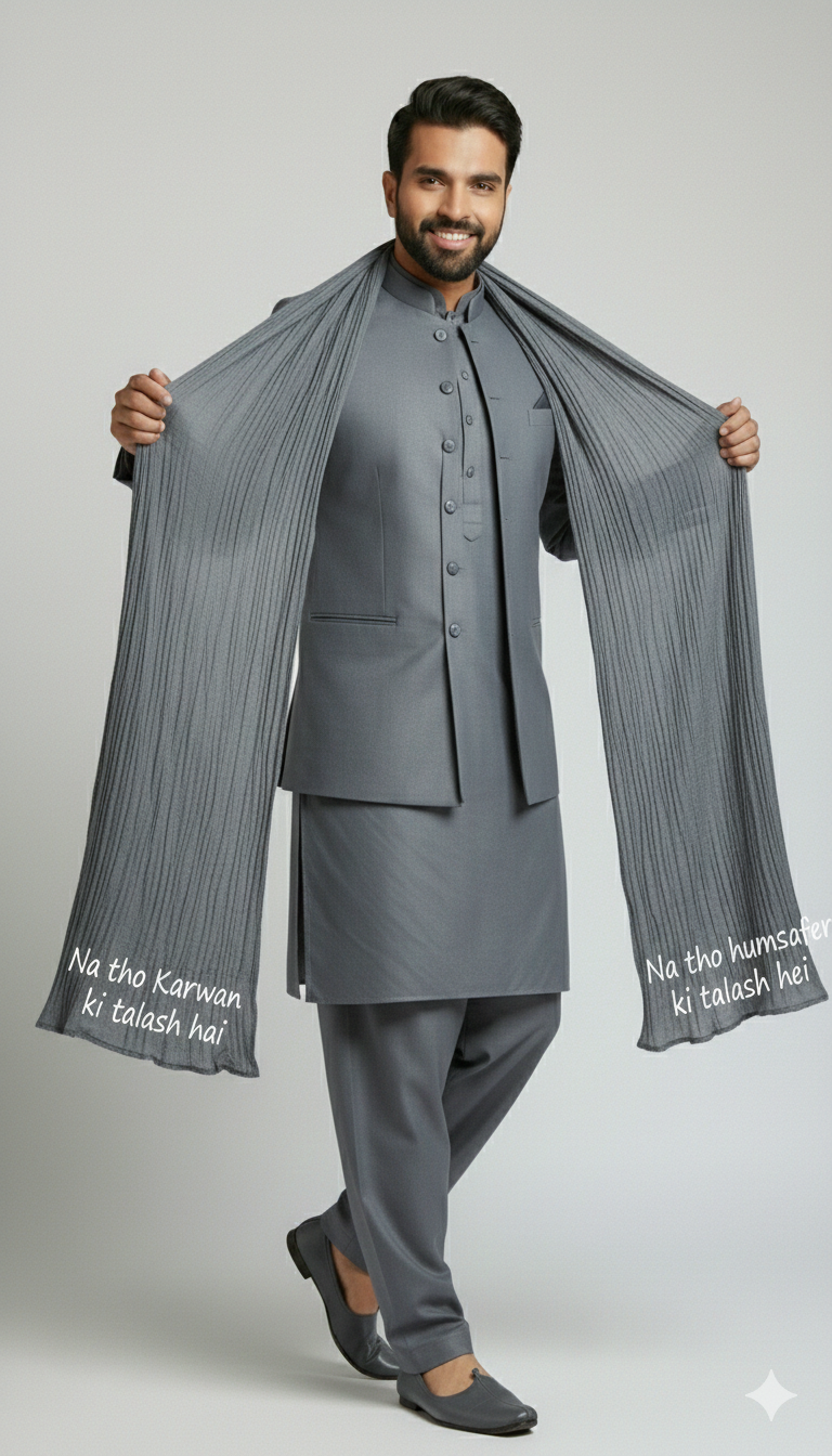 Sultan Fateh-Pathani suit for Men | Premium Eid & Festive Wear