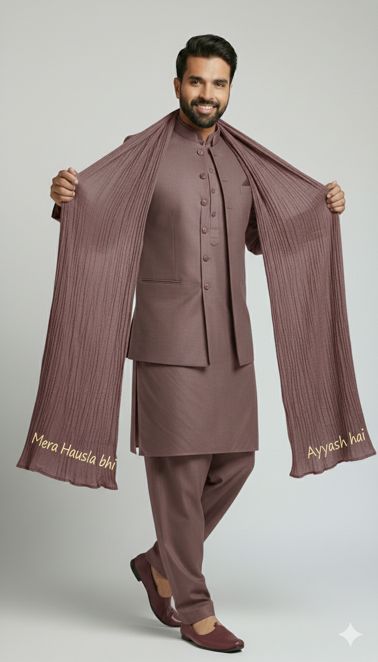 Sultan Fateh-Pathani suit for Men | Premium Eid & Festive Wear