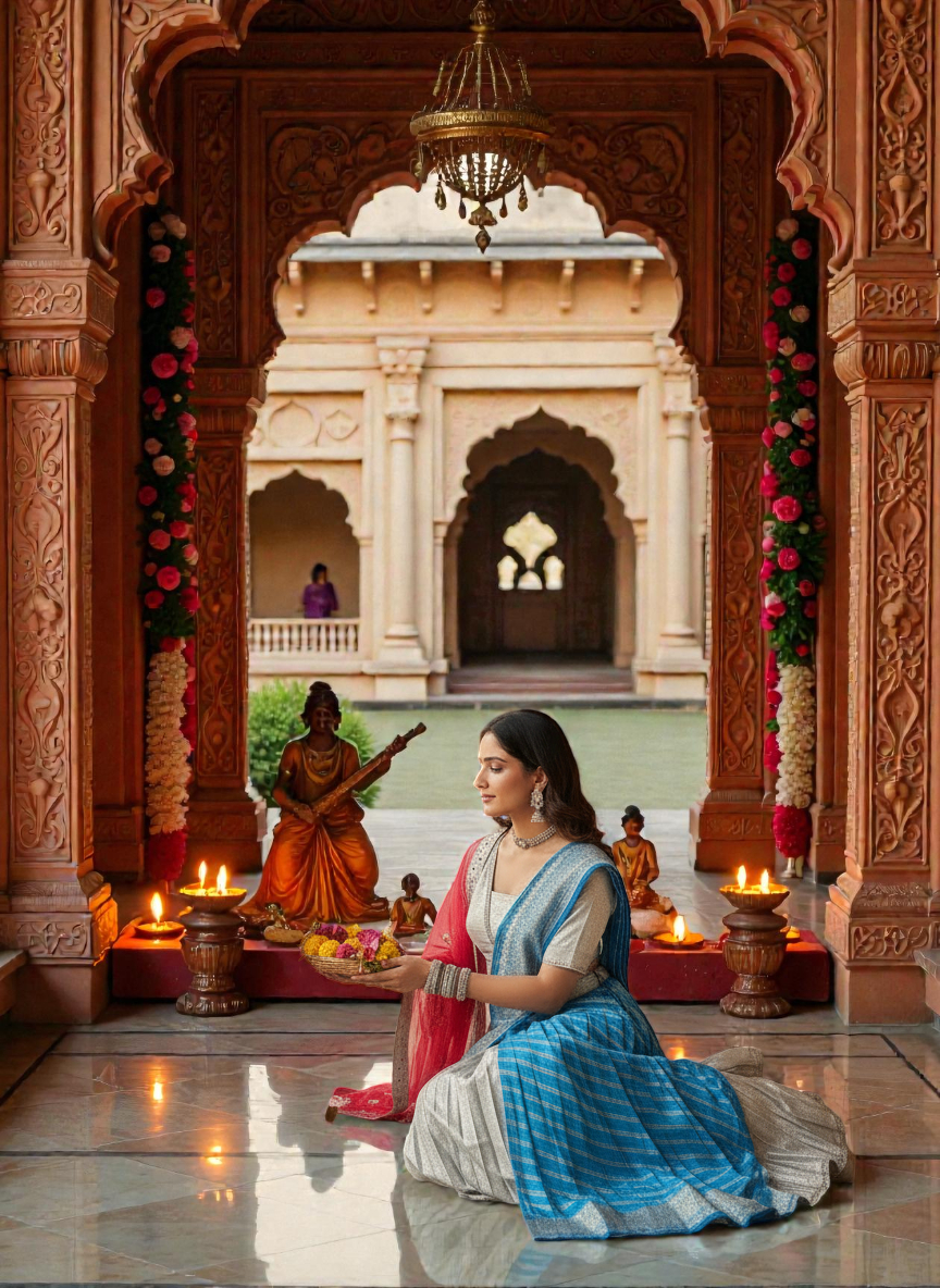 Sanskriti - Handcrafted Ethnic Lehenga Set